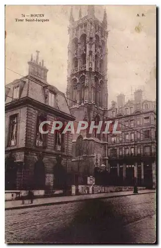 Rouen Cartes postales Tour Saint Javques