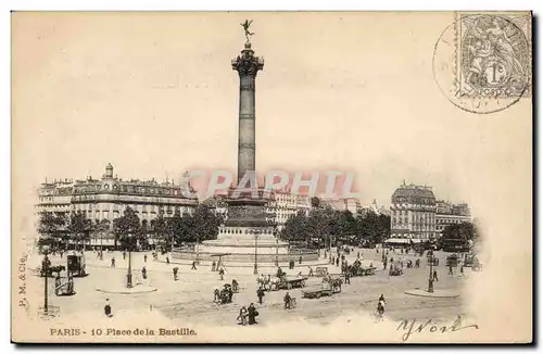 Paris Cartes postales place de la Bastille Colonne de Juillet