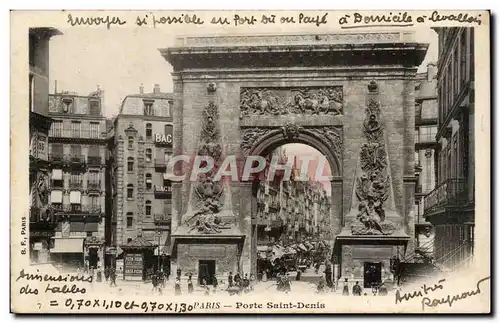 Paris Cartes postales Porte Saint Denis