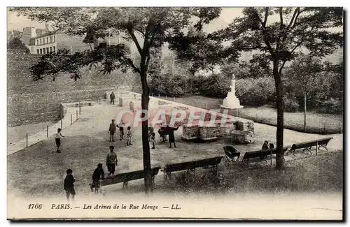 Paris Cartes postales Les arenes de la rue Monge