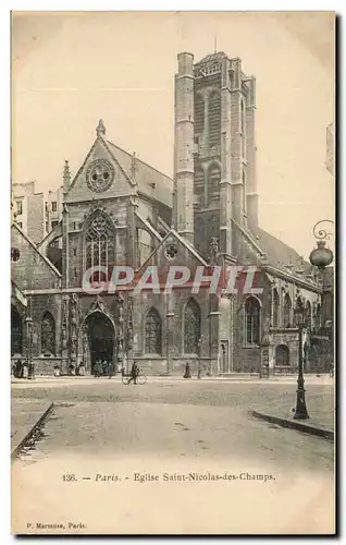 Paris Cartes postales Eglise Saint Nicolas des Champs