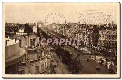 Paris Ansichtskarte AK En flanant Avenue des Champs Elysees