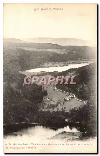 Ansichtskarte AK Hautes Vosges La vallee de lacs Vue prise du chemin de la Schlucht au Hohneck