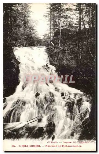 Ansichtskarte AK Gerardmer Cascade de Retournemer