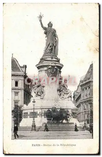 Paris Cartes postales Statue de la Republique