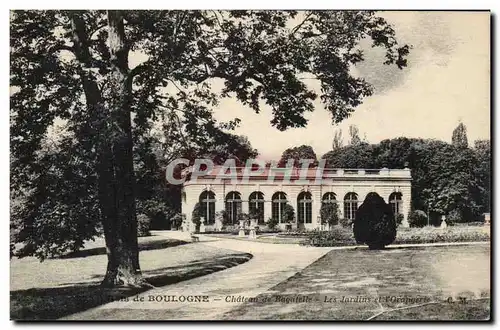 Paris Ansichtskarte AK Bois de Boulogne Chateau de Bagatelle Les jardins et l&#39orangerie