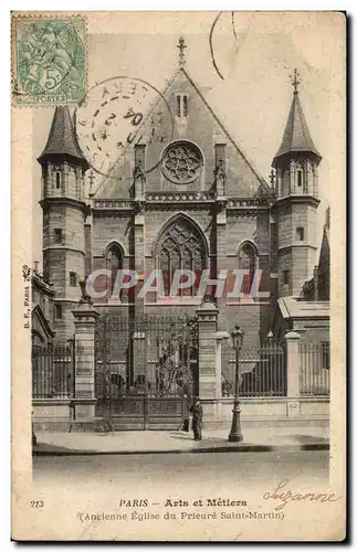 Paris Ansichtskarte AK Arts et metieres Ancienne eglise du Prieure Saint Martin