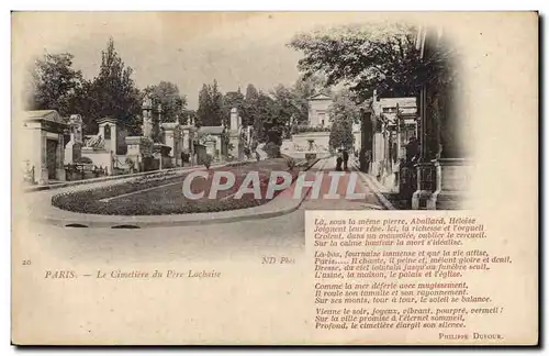 Paris Cartes postales Cimetiere du Pere Lachaise