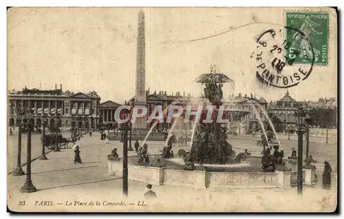 Cartes postales Paris Place de la Concorde