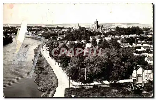 Cartes postales Sens Panorama sur la cathedrale