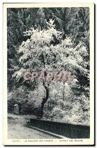 Ansichtskarte AK La Savoie en hiver Effet de givre