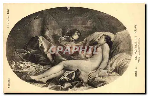 Cartes postales Le sommeil de Venus Jacquemart Andre Erotique