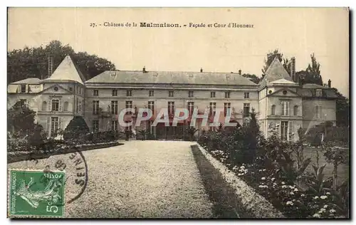 Cartes postales Chateau de la Malmaison Facade et cour d'honneur