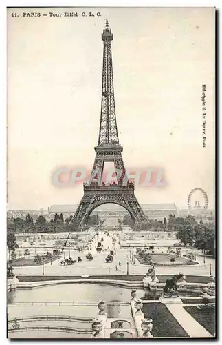 Paris Cartes postales Tour Eiffel