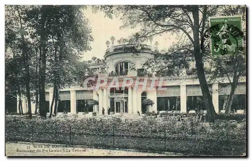 Bois de Boulogne Ansichtskarte AK Restaurant du Pre Catalan La terrasse