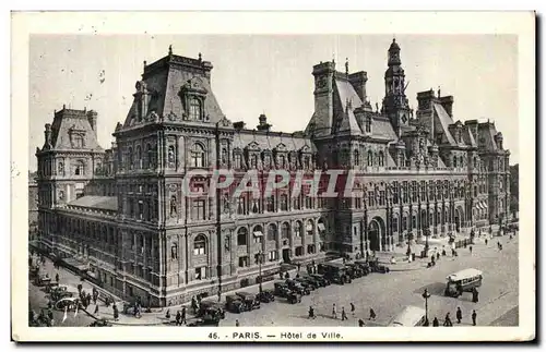 Paris Cartes postales Hotel de ville