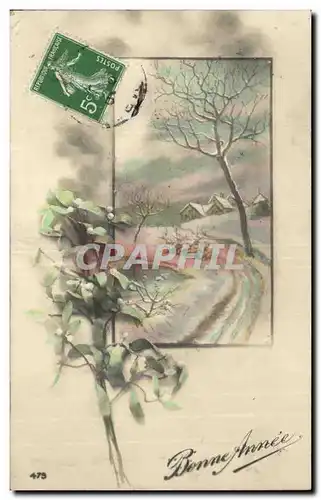 Cartes postales Fantaisie Paysage dans la neige