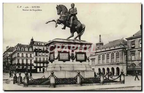 Cartes postales Rouen Statue de Napoleon