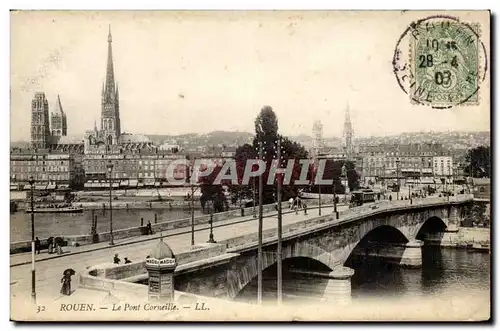 Cartes postales Rouen Le pont Corneille