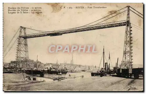 Cartes postales Rouen Pont transbordeur