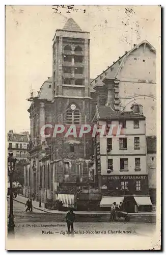 Paris Ansichtskarte AK Eglise sAint Nicolas du Chardonnet