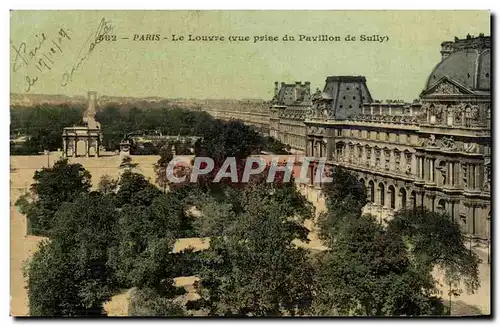 Paris Ansichtskarte AK Le Louvre ( vue prise du pavillon de Sully )