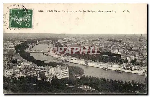 Paris Cartes postales Panorama de la Seine ( rive gauche )