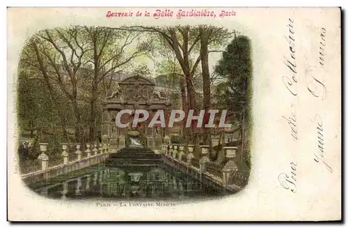 Paris Cartes postales Jardin du Luxembourg Fontaine medicis