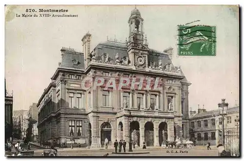 Paris Ansichtskarte AK Mairie du 18eme