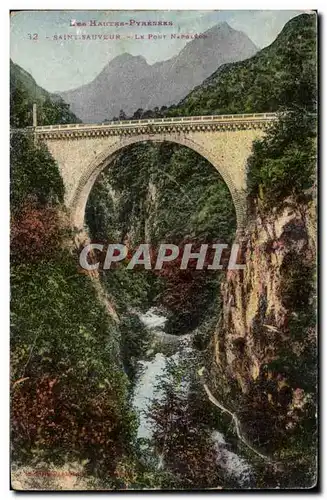 Ansichtskarte AK Saint Sauveur Le pont Napoleon