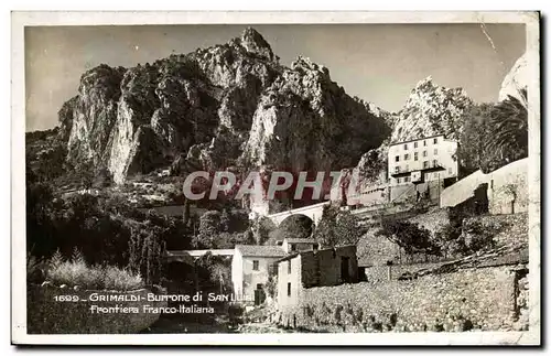 Cartes postales moderne GRimaldi Burrone di San Luigi Frontiera franco italiana