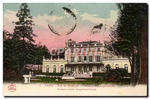 Paris - 16 - Bois de Boulogne - Chateau de Longchamps - Ansichtskarte AK