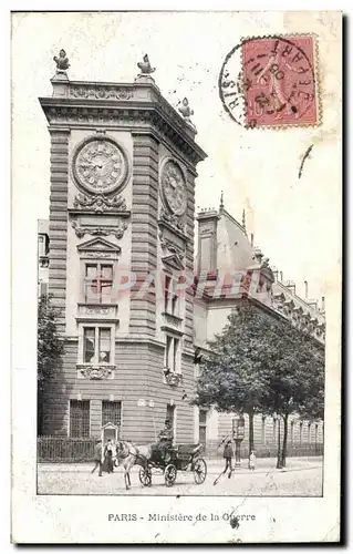 Paris - 7 - Ministere de la Guerre - Cartes postales