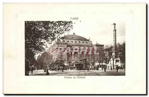 Paris - 1 - Theatre du Chatelet - Ansichtskarte AK