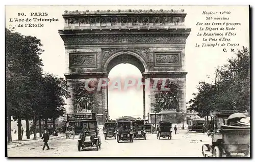 Paris - 8 - L&#39Arc de Triomphe de l&#39Etoile - Cartes postales