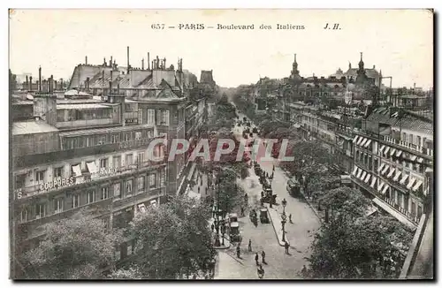 Paris - 2 - Boulevards des Italiens - Ansichtskarte AK