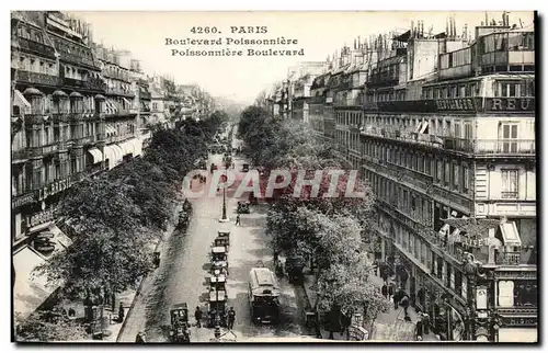 Paris - 2 - Boulevard Poissonniere - Ansichtskarte AK
