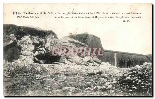 Le Fort de Vaux - La Guerre 1914 - 15 - 16 - Cartes postales