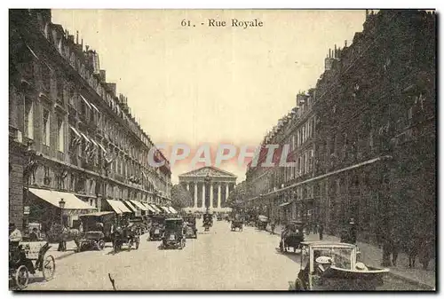 Paris - 8 - Rue Royale - Le Madeleine - Cartes postales