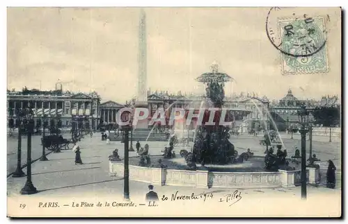 Paris - 8 - Place de la Concorde - Cartes postales