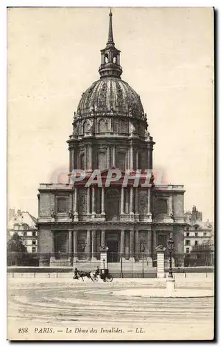 Paris - 7 - Le Dome des Invalides - Ansichtskarte AK