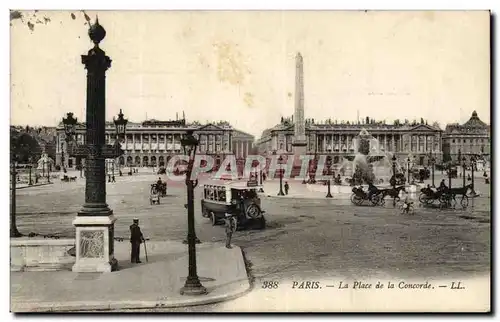 Paris - 8 - Place de la Concorde - Cartes postales