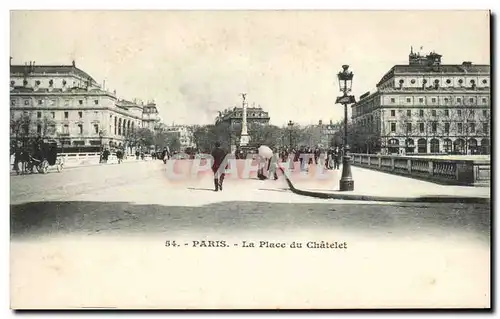 Paris Cartes postales Place du Chatelet