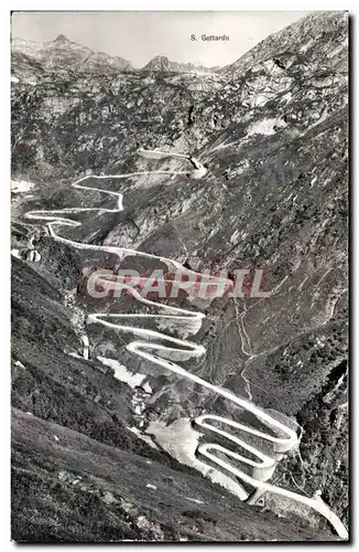 Suisse Valle Tremola Cartes postales moderne Strada del Gottardo