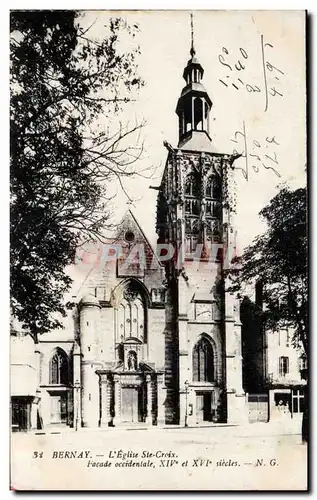 Bernay - Eglise Ste Croix - Cartes postales