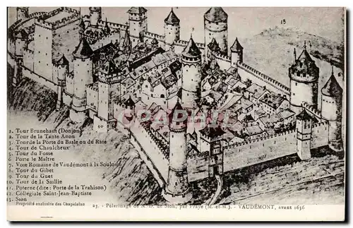 Vaudemont avant 1636 - Ansichtskarte AK