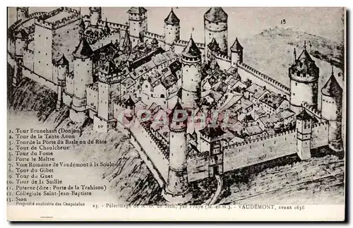 Vaudemont avant 1636 - Cartes postales