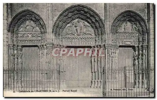 Chartres - Cathedrale - Portai Royal - Cartes postales