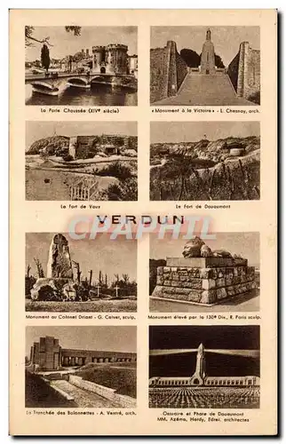 Verdun - Souvenir - Cartes postales