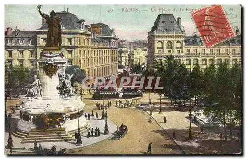 Paris - 10 - Place de la Republique - Cartes postales